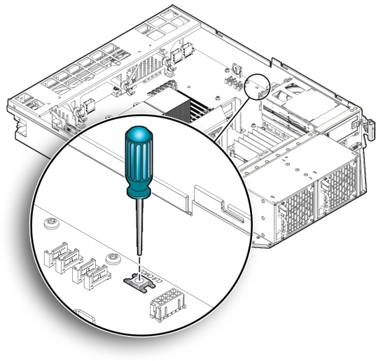 image:Figure showing the location of the CLR CMOS Button.