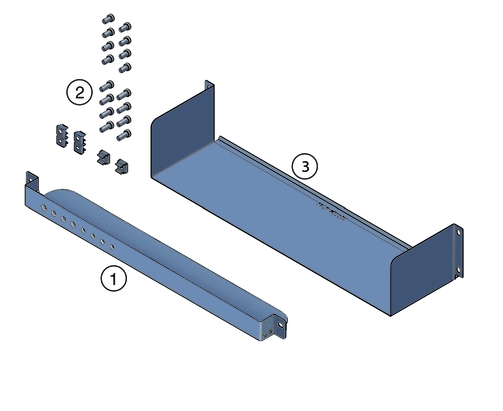 image:Graphic showing the contents of the Transportation Kit.