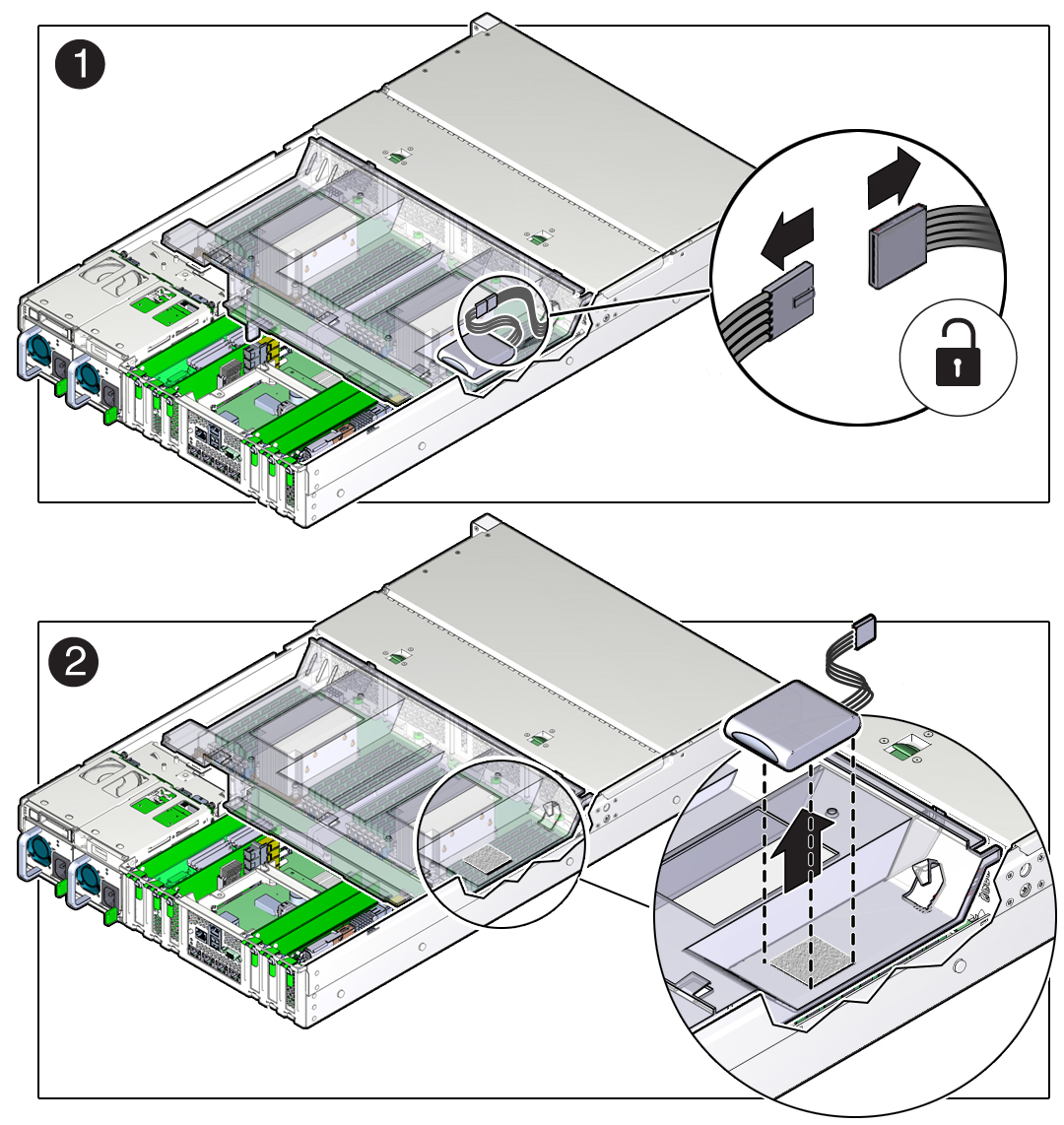 image:Removing the Super Capasitor from an Oracle Database Appliance X6-2L.