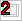 This figure shows the Priority Order 2 icon, which is a square with number 2 written on the top left corner in red.
