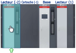 Exemple de bibliothèque montrant le module sélectionné