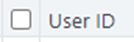 User ID Check box