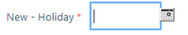 New holiday