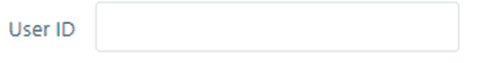 User ID text box