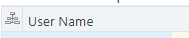 User Name Grid