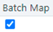 Batch Map checkbox