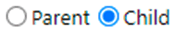 Parent and Child radio buttons