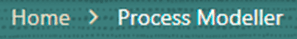 Process Modeller/Process Monitor breadcrumbs