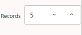 Records per Page