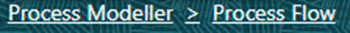 Process Flow breadcrumbs