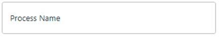 Textbox for Process Name and other listed UI controls