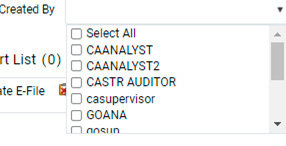 Created By multi-select