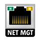 image:Graphic showing the network management port