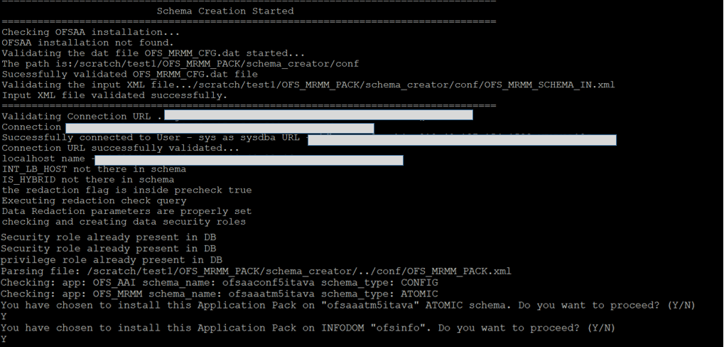 Description of Schema Creation in Online Mode - DDL Execution follows This illustration shows DDL execution during the schema creation in online mode.