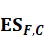 Expected shortfall for the full set of risk factor and current observation period