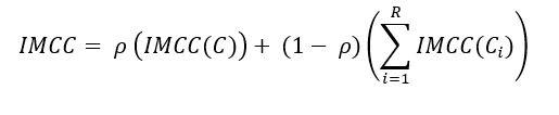 This illustration shows the formula to calculate the IMCC. This illustration shows the formula to calculate the IMCC.