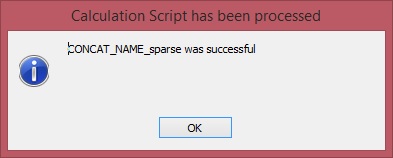 Message dialog box showing the success status of the message.