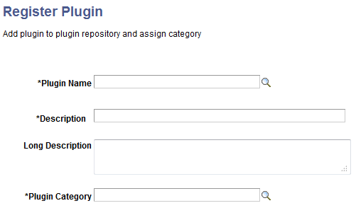 Register Plugin page