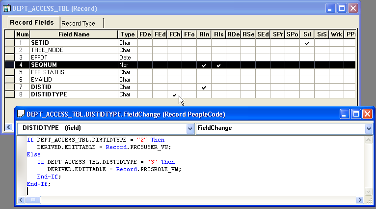 PeopleCode Display mode with PeopleCode Editor