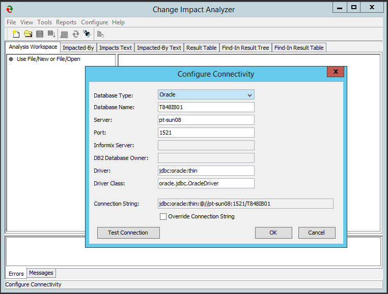 Configure Connectivity page