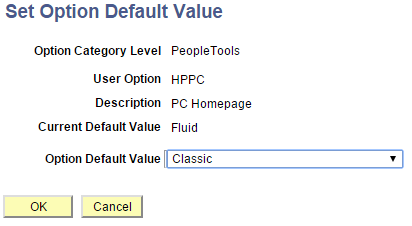 Changing PC homepage default from fluid to classic