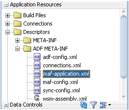 Opening maf-application.xml
