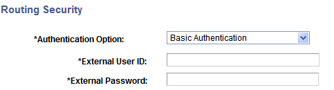 Routing Security page