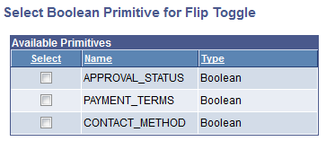 Select Boolean Primitive for Flip Toggle page