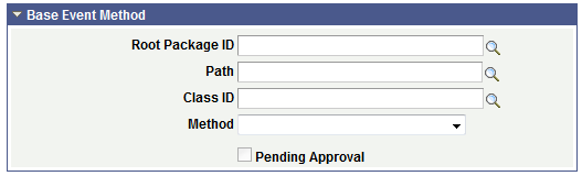 Base Event Methods section on the Initialization page