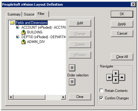 Defining Multiple Chart-field nPlosion