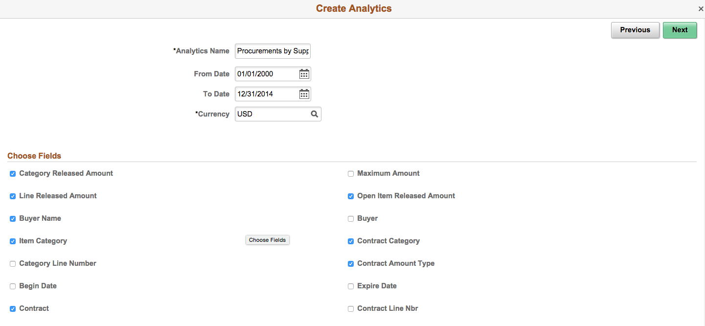 Create Analytics - step 2 - Total Amount by Category