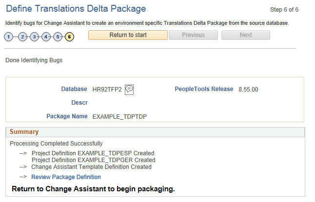 Define Translations Package Delta page 6