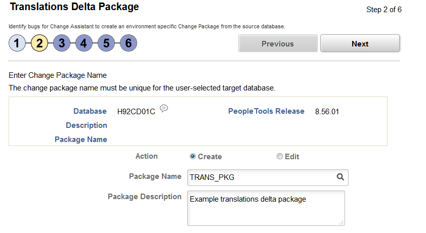 Define Translations Delta Package page 2