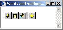 Events and routings icons