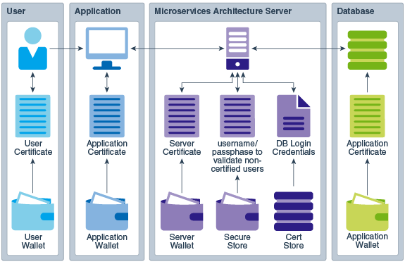 ユーザー、アプリケーション、サーバーおよびデータベースの関係 ユーザー、アプリケーション、サーバーおよびデータベースの関係