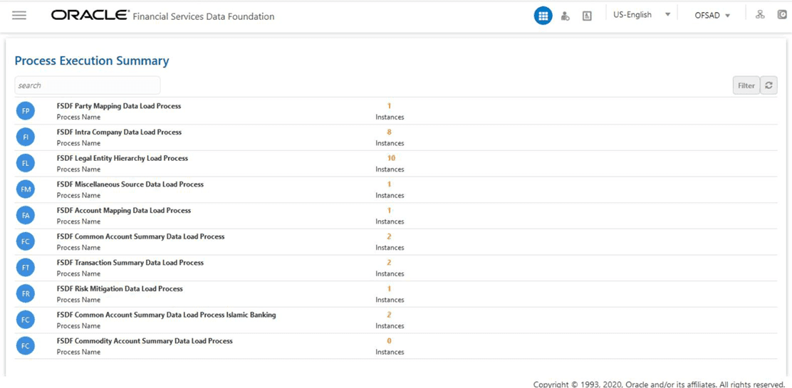 This illustration shows the Business Pipeline type filter selection.
