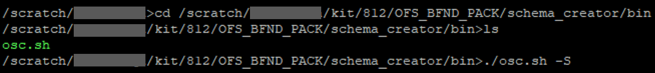 This illustration shows the Schema creation in the Online mode.