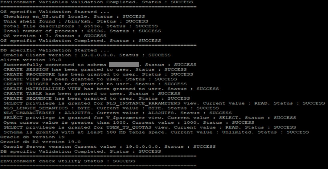 This illustration shows the pre-installation checks performed during the application pack installation process.
