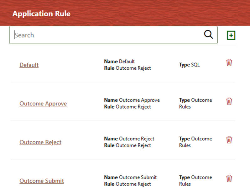 This illustration shows the Oracle Insurance Data Foundation Sourced Run Process with the Application Rule tab details. Edit the required details and save the updates.