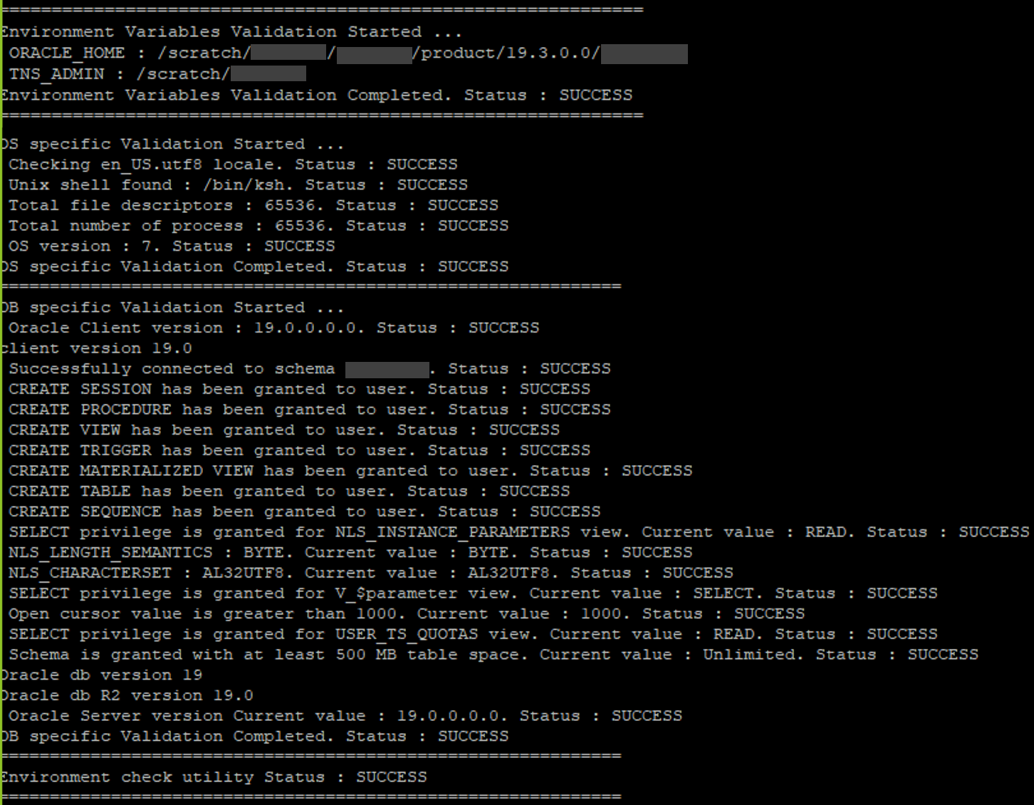 This illustration shows the pre-installation checks performed during the application pack installation process.