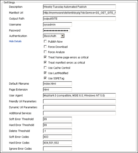 Publisherの設定(拡張)