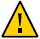 This figure shows a yellow triangle containing an exclamation point (caution symbol).