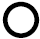 This figure shows a black hollow circle.