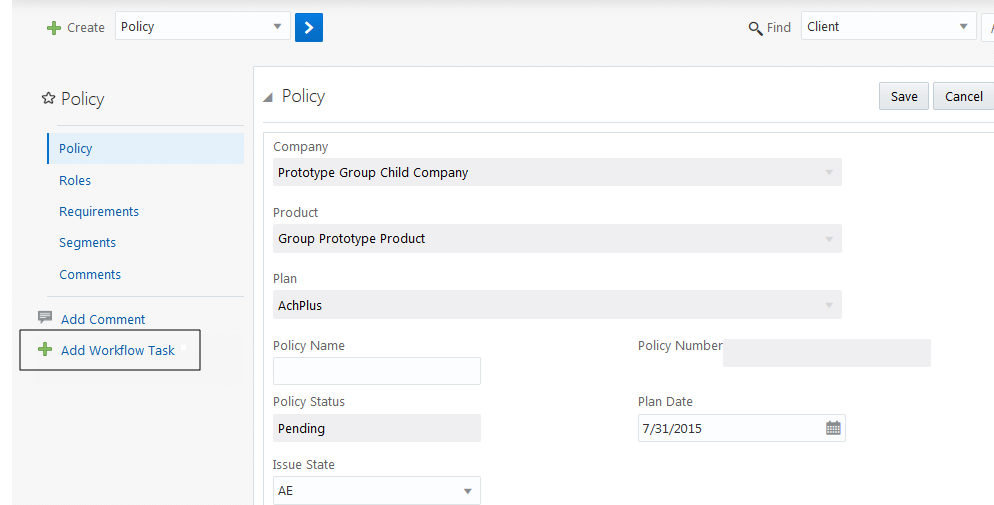 Add Workflow Task