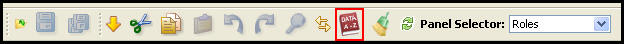 Data Dictionary icon on Tool Bar