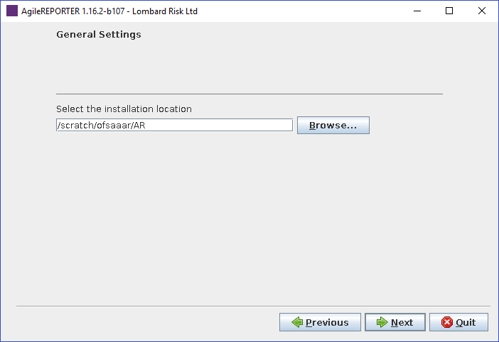 This illustration shows the location where the installation must be done. Click Browse button to browse through your local system to select the installation location.
