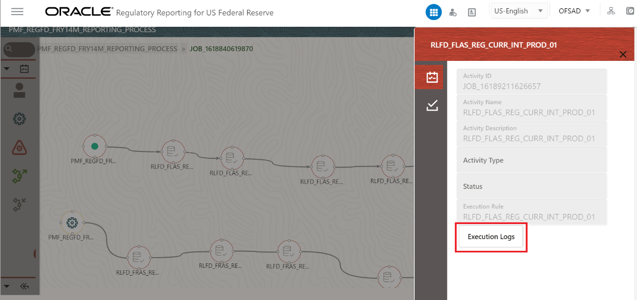 This illustration shows the activity log details.