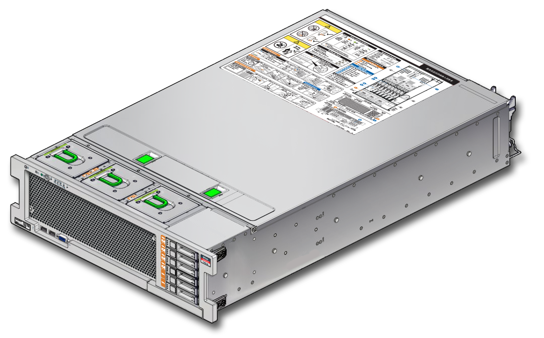 image:SPARC T8-2 サーバーを示す図。