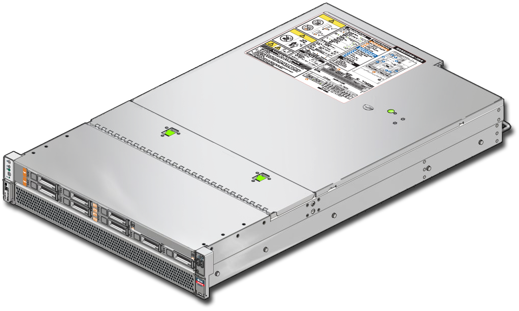 image:Figura en la que se muestra el servidor SPARC T8-1.