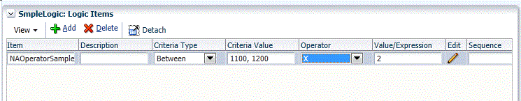 Image shows Math operators